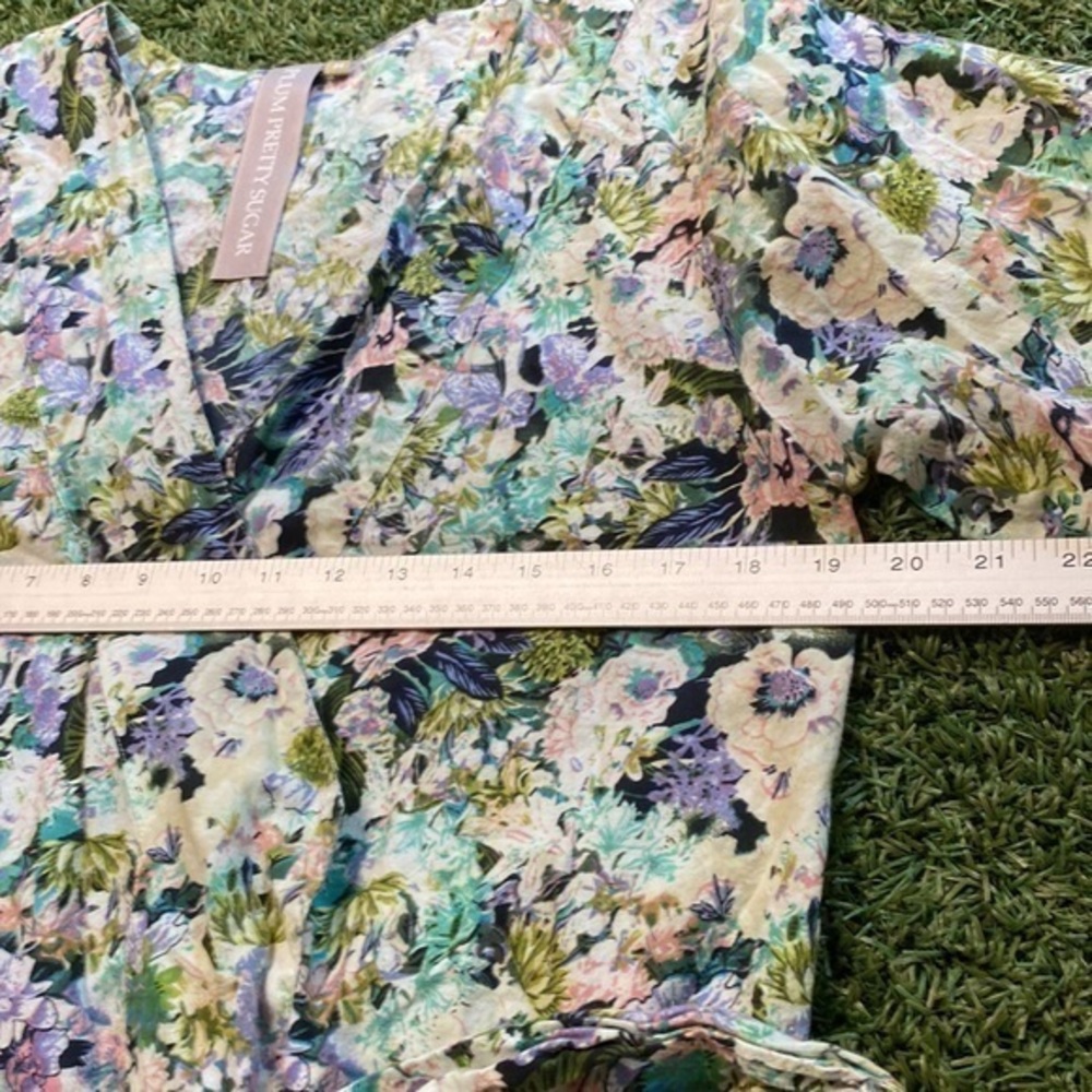 Plum Pretty Sugar‎ Floral Bridal Kimono Robe - Picture 14 of 15